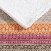 image:imageEddie Bauer  Oversized Throw Blanket 50x70 Reversible Plush Blanket for Couch or Bed Animal Print Room Decor Goose Sweater GreenFair Isle Khaki