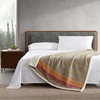 image:imageEddie Bauer  Oversized Throw Blanket 50x70 Reversible Plush Blanket for Couch or Bed Animal Print Room Decor Goose Sweater GreenFair Isle Khaki
