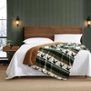 image:imageEddie Bauer  Oversized Throw Blanket 50x70 Reversible Plush Blanket for Couch or Bed Animal Print Room Decor Goose Sweater GreenGoose Sweater Green