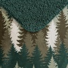 image:imageEddie Bauer  Oversized Throw Blanket 50x70 Reversible Plush Blanket for Couch or Bed Animal Print Room Decor Goose Sweater GreenStepped Pines Green
