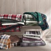 image:imageEddie Bauer  Oversized Throw Blanket 60x70 Reversible Plush Blanket for Couch or Bed Plaid Room Decor Morning Dew GreyCapitol Hill Plaid Red