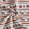 image:imageEddie Bauer  Oversized Throw Blanket 60x70 Reversible Plush Blanket for Couch or Bed Plaid Room Decor Morning Dew GreyDeerNorthern Snowflakes Beige