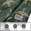 image:imageEddie Bauer  Oversized Throw Blanket 60x70 Reversible Plush Blanket for Couch or Bed Plaid Room Decor Morning Dew GreyGeese Kettle Falls Plaid Green
