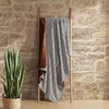 image:imageEddie Bauer  Oversized Throw Blanket 60x70 Reversible Plush Blanket for Couch or Bed Plaid Room Decor Morning Dew GreyGriffin PlaidSolid Beige