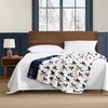 image:imageEddie Bauer  Oversized Throw Blanket 60x70 Reversible Plush Blanket for Couch or Bed Plaid Room Decor Morning Dew GreySki Patrol Ashland Plaid Blue