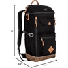 image:imageEddie Bauer Bygone Backpack  Laptop Sleeve  Travel  Work  Hiking  Durable  Nylon  Dusk 25L NewBlack