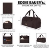 image:imageEddie Bauer Bygone Duffel  Travel  Lightweight  Durable  Rugged PolyesterNylon  UShaped Main CompartmentDark Khaki