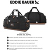 image:imageEddie Bauer Bygone Duffel  Travel  Lightweight  Durable  Rugged PolyesterNylon  UShaped Main CompartmentHeather Grey