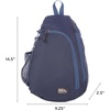 image:imageEddie Bauer Ripstop Sling Bag  Travel  Everday Carry  Lightweight  Ripstop Nylon  Adjustable  8L  MushroomBrook