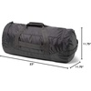 image:imageEddie Bauer Stowaway Packable Duffel Bag  Travel  Foldable  Lightweight  Durable  Ripstop PolyesterDark Smoke