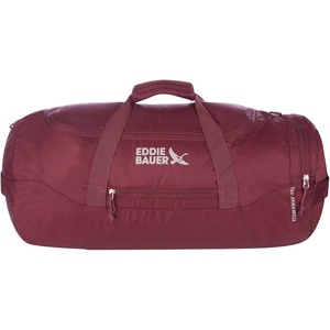 image:imageEddie Bauer Stowaway Packable Duffel Bag  Travel  Foldable  Lightweight  Durable  Ripstop PolyesterBlack Cherry