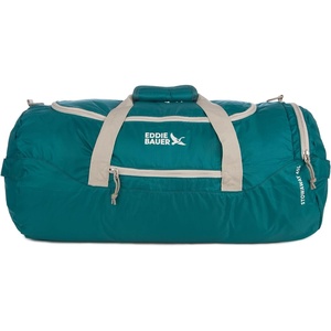 image:imageEddie Bauer Stowaway Packable Duffel Bag  Travel  Foldable  Lightweight  Durable  Ripstop PolyesterDeep Sea