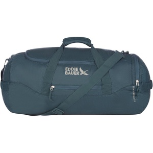 image:imageEddie Bauer Stowaway Packable Duffel Bag  Travel  Foldable  Lightweight  Durable  Ripstop PolyesterMarine