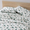 image:imageEddie Bauer  King Flannel Sheet Set Soft Brushed Cotton Bedding with Matching Pillowcases Fully Elastic Fitted Sheet Deep Pocket Bed Set Breathable AllSeason Comfort Rugged Plaid PurpleDeer Hollow