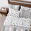 image:imageEddie Bauer  King Flannel Sheet Set Soft Brushed Cotton Bedding with Matching Pillowcases Fully Elastic Fitted Sheet Deep Pocket Bed Set Breathable AllSeason Comfort Rugged Plaid PurpleBear Family