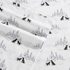 image:imageEddie Bauer  King Flannel Sheet Set Soft Brushed Cotton Bedding with Matching Pillowcases Fully Elastic Fitted Sheet Deep Pocket Bed Set Breathable AllSeason Comfort Rugged Plaid PurpleDog Friends White