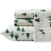 image:imageEddie Bauer  King Flannel Sheet Set Soft Brushed Cotton Bedding with Matching Pillowcases Fully Elastic Fitted Sheet Deep Pocket Bed Set Breathable AllSeason Comfort Rugged Plaid PurpleDeer Hollow
