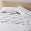 image:imageEddie Bauer  King Flannel Sheet Set Soft Brushed Cotton Bedding with Matching Pillowcases Fully Elastic Fitted Sheet Deep Pocket Bed Set Breathable AllSeason Comfort Rugged Plaid PurpleDeer Lodge