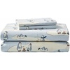 image:imageEddie Bauer  King Flannel Sheet Set Soft Brushed Cotton Bedding with Matching Pillowcases Fully Elastic Fitted Sheet Deep Pocket Bed Set Breathable AllSeason Comfort Rugged Plaid PurpleSkating Penguins