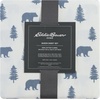 image:imageEddie Bauer  King Flannel Sheet Set Soft Brushed Cotton Bedding with Matching Pillowcases Fully Elastic Fitted Sheet Deep Pocket Bed Set Breathable AllSeason Comfort Rugged Plaid PurpleBears  Trees