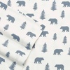 image:imageEddie Bauer  King Flannel Sheet Set Soft Brushed Cotton Bedding with Matching Pillowcases Fully Elastic Fitted Sheet Deep Pocket Bed Set Breathable AllSeason Comfort Rugged Plaid PurpleBears  Trees