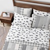 image:imageEddie Bauer  King Flannel Sheet Set Soft Brushed Cotton Bedding with Matching Pillowcases Fully Elastic Fitted Sheet Deep Pocket Bed Set Breathable AllSeason Comfort Rugged Plaid PurpleBear Family