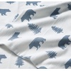 image:imageEddie Bauer  King Flannel Sheet Set Soft Brushed Cotton Bedding with Matching Pillowcases Fully Elastic Fitted Sheet Deep Pocket Bed Set Breathable AllSeason Comfort Rugged Plaid PurpleBears  Trees