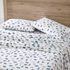 image:imageEddie Bauer  King Flannel Sheet Set Soft Brushed Cotton Bedding with Matching Pillowcases Fully Elastic Fitted Sheet Deep Pocket Bed Set Breathable AllSeason Comfort Rugged Plaid PurpleBear Mountain Grey