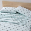 image:imageEddie Bauer  King Flannel Sheet Set Soft Brushed Cotton Bedding with Matching Pillowcases Fully Elastic Fitted Sheet Deep Pocket Bed Set Breathable AllSeason Comfort Rugged Plaid PurpleDog Friends Blue