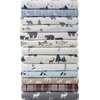image:imageEddie Bauer  King Flannel Sheet Set Soft Brushed Cotton Bedding with Matching Pillowcases Fully Elastic Fitted Sheet Deep Pocket Bed Set Breathable AllSeason Comfort Rugged Plaid PurpleRookeries
