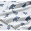 image:imageEddie Bauer  King Flannel Sheet Set Soft Brushed Cotton Bedding with Matching Pillowcases Fully Elastic Fitted Sheet Deep Pocket Bed Set Breathable AllSeason Comfort Rugged Plaid PurpleBears  Trees
