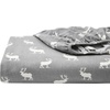 image:imageEddie Bauer  King Flannel Sheet Set Soft Brushed Cotton Bedding with Matching Pillowcases Fully Elastic Fitted Sheet Deep Pocket Bed Set Breathable AllSeason Comfort Rugged Plaid PurpleElk Grove Grey