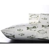 image:imageEddie Bauer  King Flannel Sheet Set Soft Brushed Cotton Bedding with Matching Pillowcases Fully Elastic Fitted Sheet Deep Pocket Bed Set Breathable AllSeason Comfort Rugged Plaid PurpleSchool of Fish