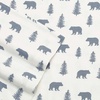 image:imageEddie Bauer  King Flannel Sheet Set Soft Brushed Cotton Bedding with Matching Pillowcases Fully Elastic Fitted Sheet Deep Pocket Bed Set Breathable AllSeason Comfort Rugged Plaid PurpleBears  Trees