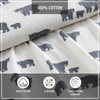 image:imageEddie Bauer  King Flannel Sheet Set Soft Brushed Cotton Bedding with Matching Pillowcases Fully Elastic Fitted Sheet Deep Pocket Bed Set Breathable AllSeason Comfort Rugged Plaid PurpleBear Family