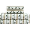 image:imageEddie Bauer  King Flannel Sheet Set Soft Brushed Cotton Bedding with Matching Pillowcases Fully Elastic Fitted Sheet Deep Pocket Bed Set Breathable AllSeason Comfort Rugged Plaid PurpleGoose Sweater Green
