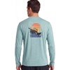 image:imageEddie Bauer Mens Long Sleeve Rash Guard Shirt with Chest Pocket  Sun Protection Quick Dry Lightweight Stretch Loose Fit Surf Heather Large