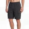 image:imageEddie Bauer Mens UPF 50 7 Volley Swim Trunks with Comfort Short Liner Quick Dry Fabric with Elastic Waist and DrawcordCargo  Black