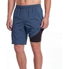 image:imageEddie Bauer Mens UPF 50 7 Volley Swim Trunks with Comfort Short Liner Quick Dry Fabric with Elastic Waist and DrawcordCargo  Dusted Indigo