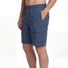 image:imageEddie Bauer Mens UPF 50 7 Volley Swim Trunks with Comfort Short Liner Quick Dry Fabric with Elastic Waist and DrawcordCargo  Dusted Indigo