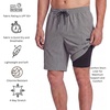 image:imageEddie Bauer Mens UPF 50 7 Volley Swim Trunks with Comfort Short Liner Quick Dry Fabric with Elastic Waist and DrawcordHeather  Charcoal