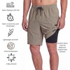 image:imageEddie Bauer Mens UPF 50 7 Volley Swim Trunks with Comfort Short Liner Quick Dry Fabric with Elastic Waist and DrawcordHeather  Mushroom