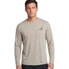 image:imageEddie Bauer Mens Long Sleeve Rash Guard Shirt with Chest Pocket  Sun Protection Quick Dry Lightweight Stretch Loose Fit Pumice Heather Large