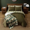 image:imageEddie Bauer  King Quilt Set Reversible Textured Bedding with Matching Shams Solid Room Decor Lightweight for YearRound Comfort Brantwood Forest GreenTwin