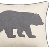 image:imageEddie Bauer  Throw Pillow Soft Decorative Pillow for Bed or Couch Christmas Decorations 20 x 20 Holiday Truck TreeBear Grey