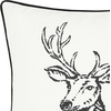 image:imageEddie Bauer  Throw Pillow Soft Decorative Pillow for Bed or Couch Christmas Decorations 20 x 20 Holiday Truck TreeWinter Morning Stag