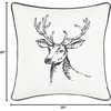 image:imageEddie Bauer  Throw Pillow Soft Decorative Pillow for Bed or Couch Christmas Decorations 20 x 20 Holiday Truck TreeWinter Morning Stag