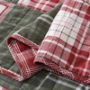 image:imageEddie Bauer  Twin Quilt Set with Matching Sham Soft amp Reversible Bedding for Year Round Comfort Buddy Patchwork RedKing
