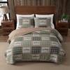 image:imageEddie Bauer  Twin Quilt Set with Matching Sham Soft amp Reversible Bedding for Year Round Comfort Trout Lake GreenKing