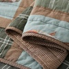 image:imageEddie Bauer  Twin Quilt Set with Matching Sham Soft amp Reversible Bedding for Year Round Comfort Trout Lake GreenTwin